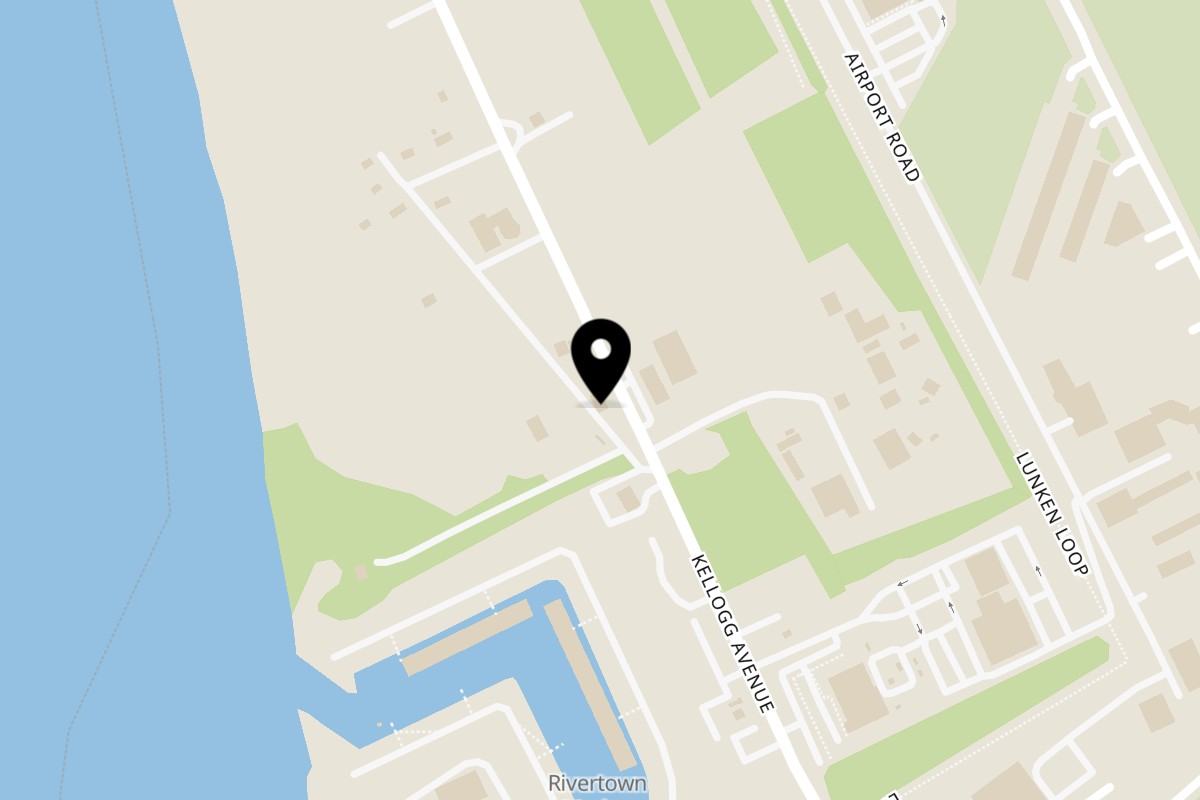 Map showing the location of The Hitching Post on 4535 Kellogg Ave in Cincinnati